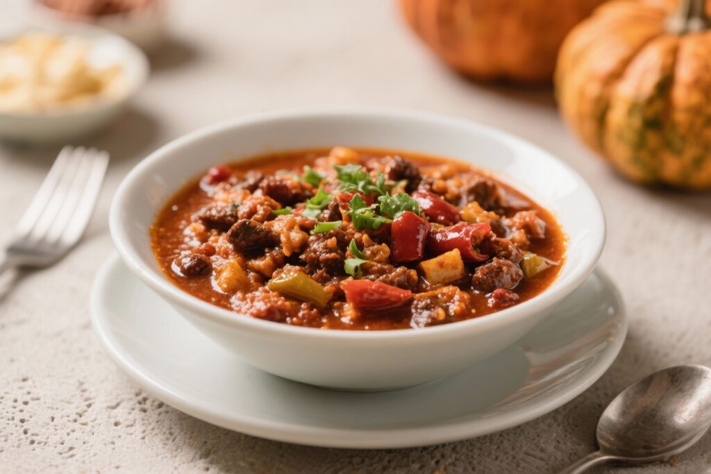 Autumn Chili Recipe – Cozy, Hearty, and Full of Fall Flavor