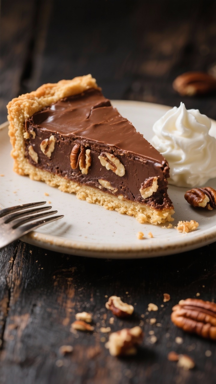 Plated slice — texture showcase: Tight macro shot of a single slice on a small dessert plate, show