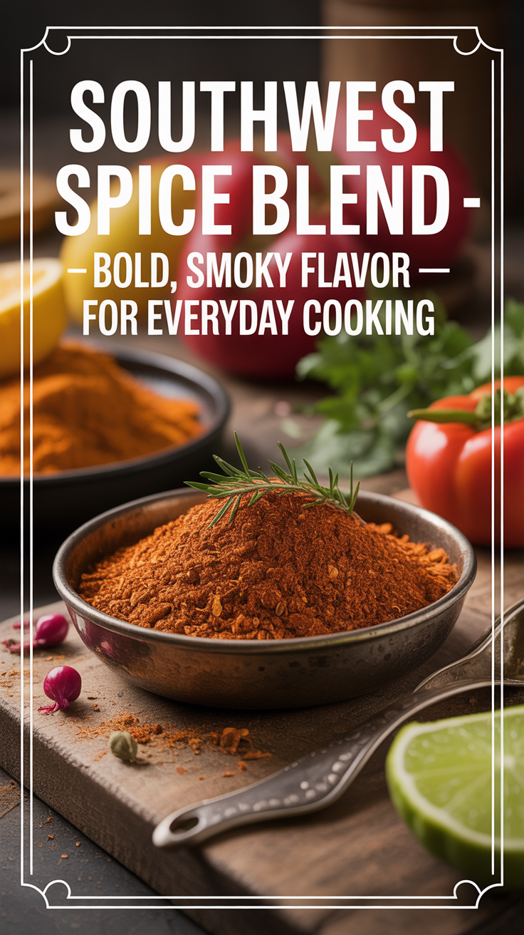 Pinterest pin for Southwest Spice Blend - Bold, Smoky Flavor for Everyday Cooking